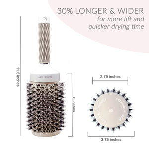 Thermal Boar Bristle Double XL Round Ceramic Brush by Mr Big