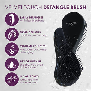 Velvet Grip Detangle Brush